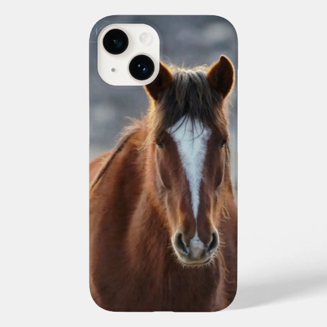 Vild och fri Mustang Horse Iphone 1 (Baksida)