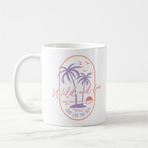 Vild och fri precis som havet kaffemugg