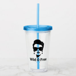 Vild och fritt skilsmässa mellan kvinnor och män i take away mugg