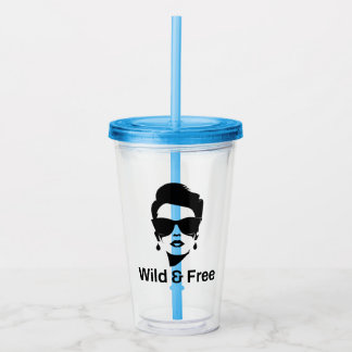 Vild och fritt skilsmässa mellan kvinnor och män i take away mugg