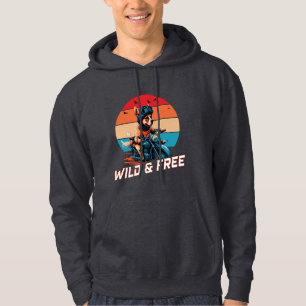Vild och gratis hoodie