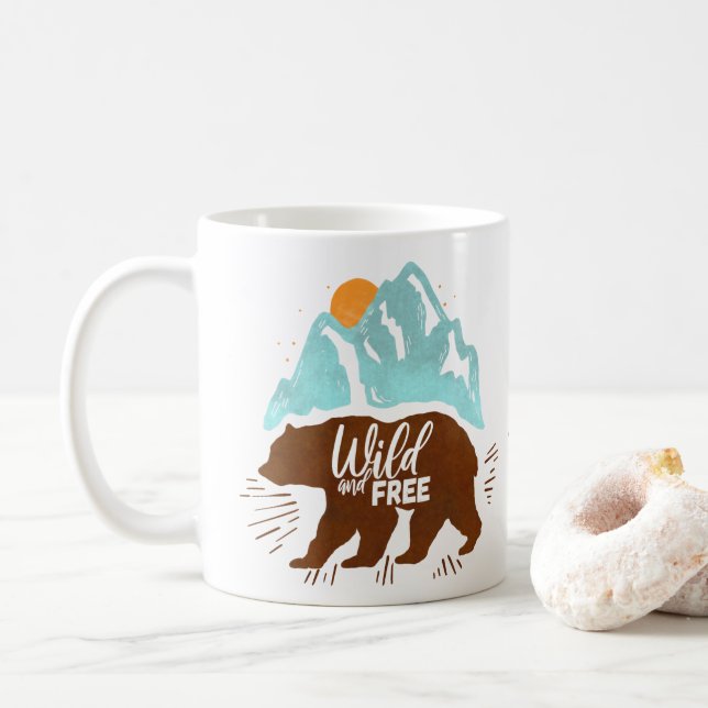 Vild och gratis kaffemugg (Med munk)