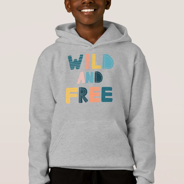 Vild och gratis t shirt (Framsida)