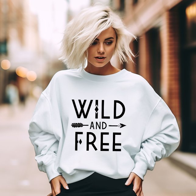 Vild och gratis t shirt (Skapare uppladdad)