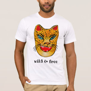 Vild och kostnadsfritt dödande Jaguar Watercolor T T Shirt