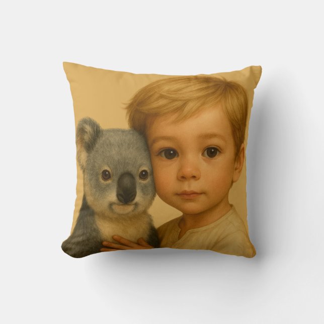 Vild och oskyldig vänskap (Koala) Kudde (Framsida)