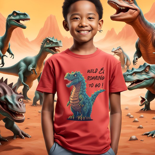 Vild och rytande T-Rex  T Shirt (Skapare uppladdad)