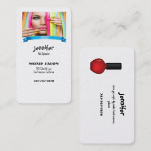 Vild och Sassy Hairstylist & Nagel Tech Visitkort