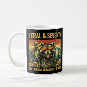 Vild och sjuttio 70-årsdag Sarksast sjuttioårsfira Kaffemugg