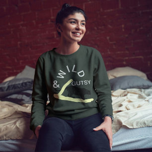 Vild och smidig, modig Personlig för modern design T Shirt