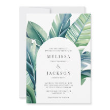 Vild och tropiskt Löv Exotic Foliage Arch