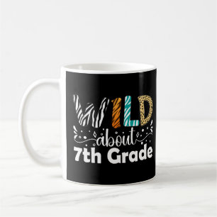 Vild om 7:e Klass Funny Back to school Kaffemugg