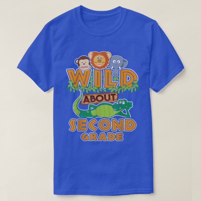Vild om andra klassrummet Klass Back to school T Shirt (Design framsida)