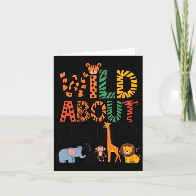 Vild om att läsa Bokar tillbaka till S Kort (Framsida)