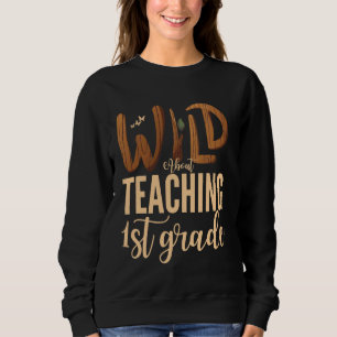 Vild om att undervisa första Klass-lärartorget Edu T Shirt