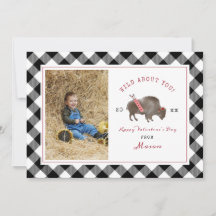Vild om dig Buffalo Cupid Photo Valentine