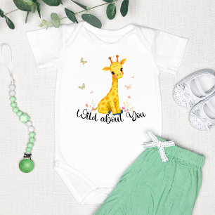 vild om dig Cute Giraffe T Shirt