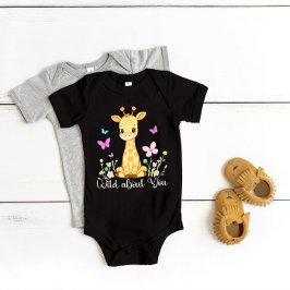 vild om dig Cute Giraffe T Shirt