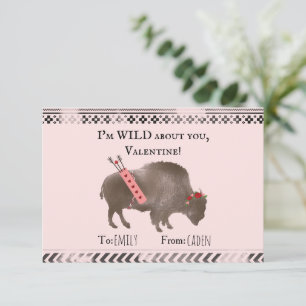 Vild om dig Valentine Bison Buffalo Cupid