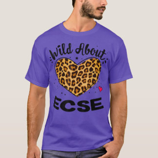 Vild om ECSE-Tidigt Leopard Squad T Shirt