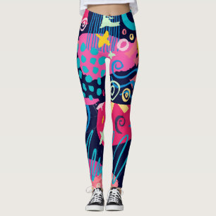 Vild om färg leggings