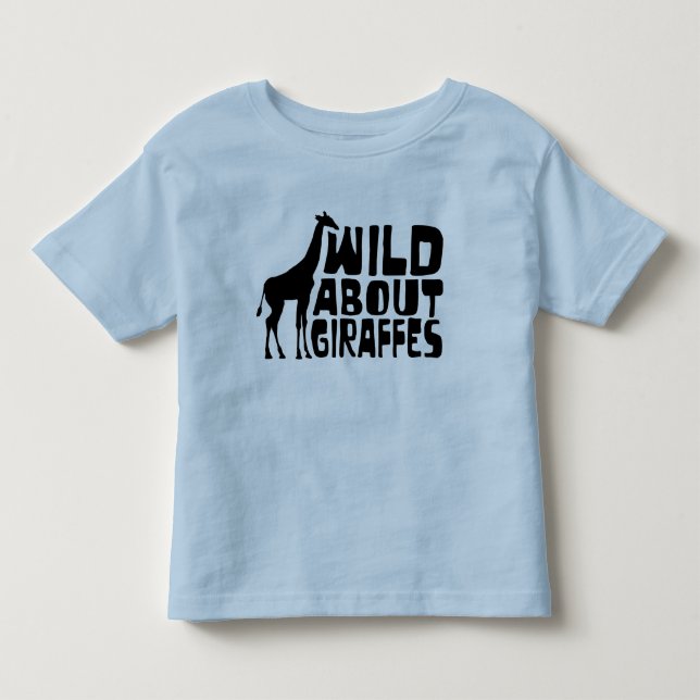 Vild om giraff t-shirt (Framsida)