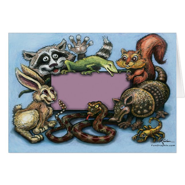 Vild om hälsningskort (Framsidan Horizontal)