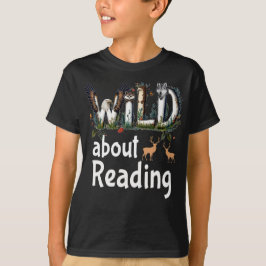Vild om hur du läser Zoo Animals Bokar Reader Älsk T Shirt