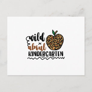 Vild om Kindergarten - Cute Teacher Vykort