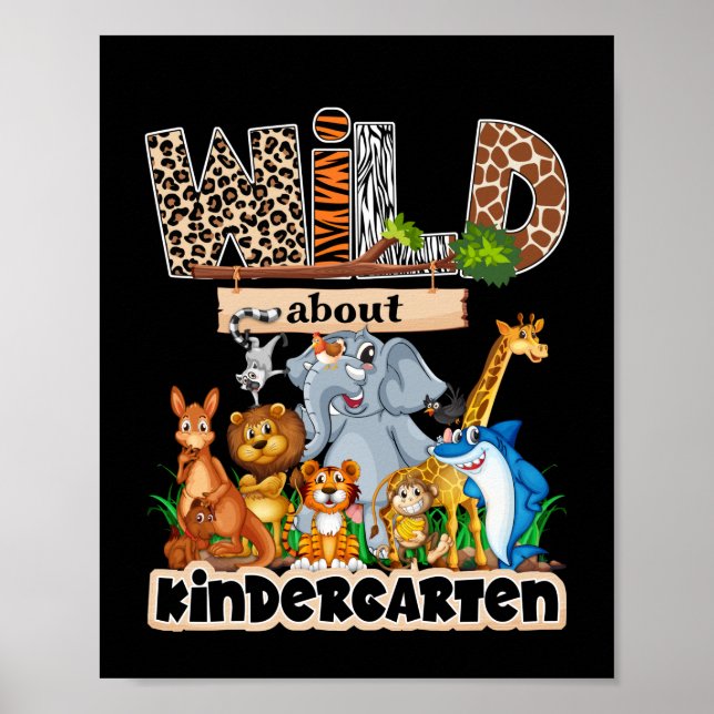 Vild Om Kindergarten Poster (Framsidan)