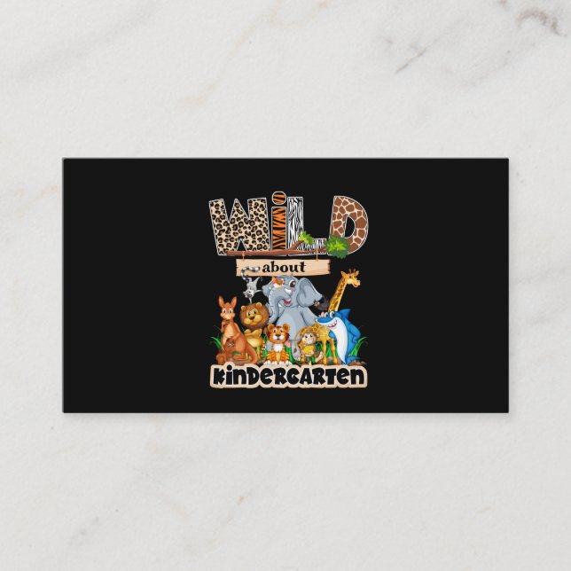 Vild Om Kindergarten Visitkort (Framsida)