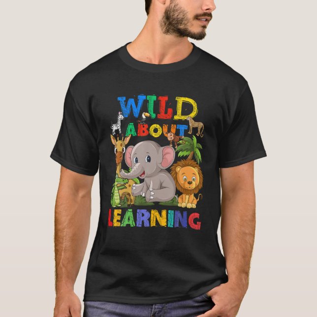 Vild om Lärarutbildning i Back to school T Shirt (Framsida)