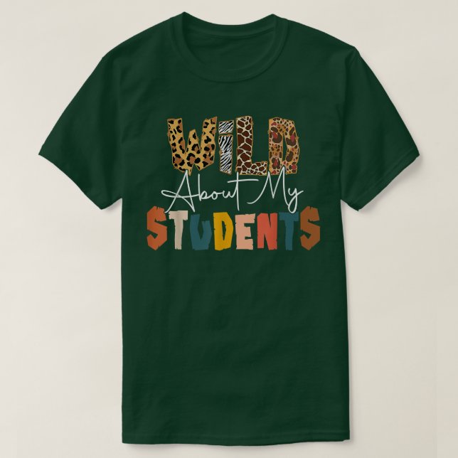 Vild om Lärarutbildning i Back to school T Shirt (Design framsida)