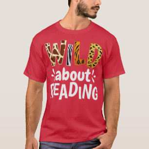 Vild om läsning av Bokar och bokmaskslibr T Shirt
