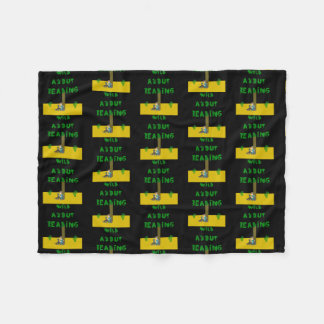 Vild OM LÄSNING AV LÄSARE BOKAR ÄLSKARE  Fleecefilt