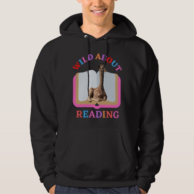 VILD OM LÄSNING HOODIE (Framsida)