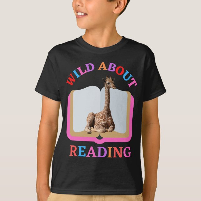 VILD OM LÄSNING T SHIRT (Framsida)