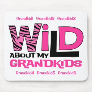 Vild om mitt barnbarn Personlized Mousepad Musmatta