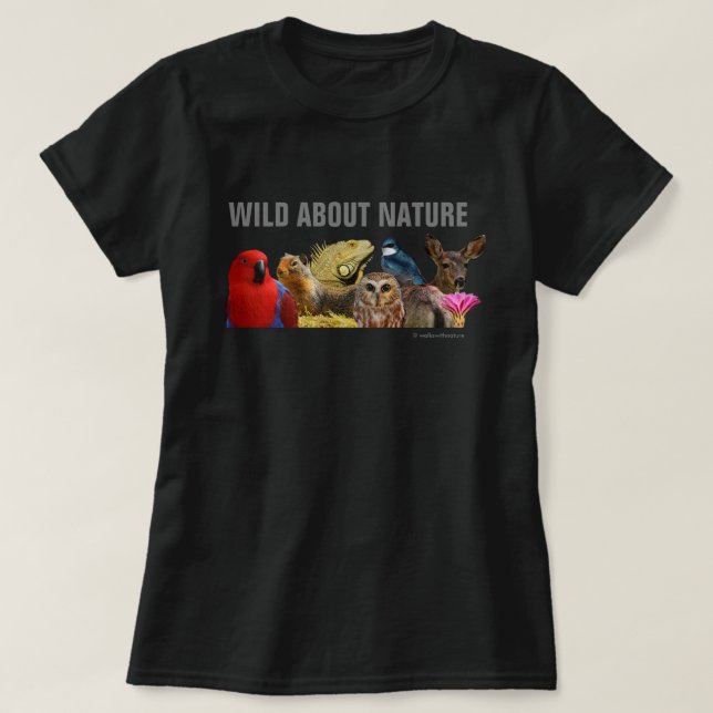 Vild om natur tee shirt (Design framsida)