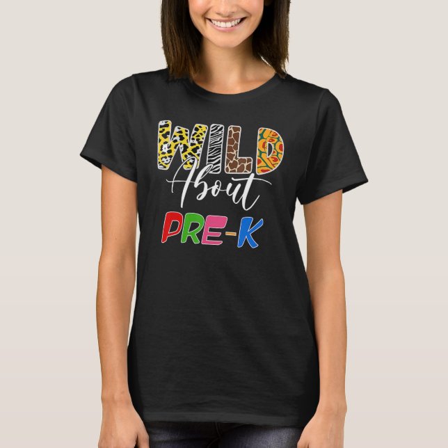 Vild om Student-förskoledagen T Shirt (Framsida)