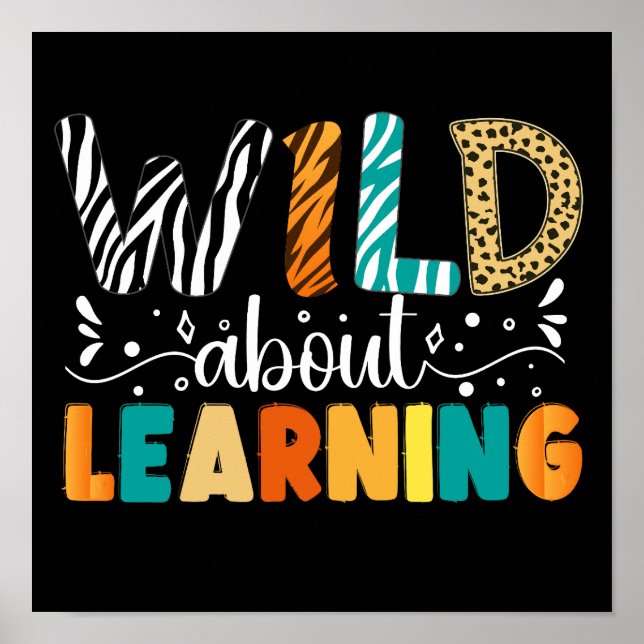 Vild om Student Lärare Back to school Poster (Framsidan)