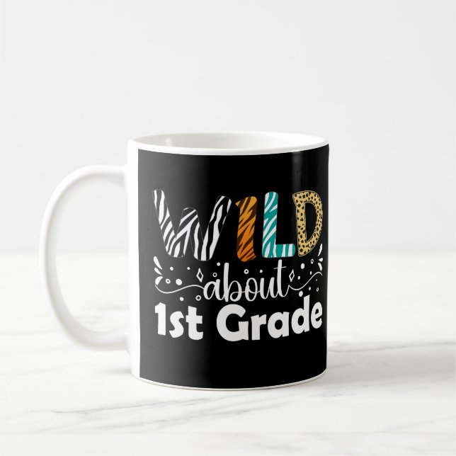 Vild omkring 1:a Klass-Klass Kaffemugg (Vänster)