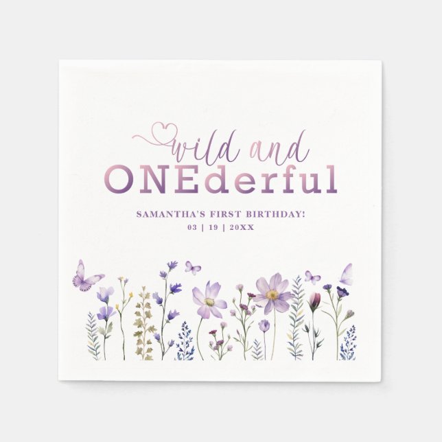 Vild ONE001000000000000000000000000000000000000000 Pappersservett (Framsidan)