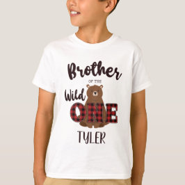 Vild ONE Play Bear Brother of the Birthday T Shirt