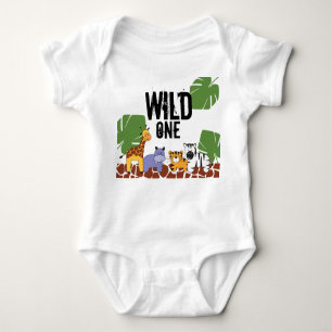 "VILD ONE" Safari, Jungle Theme First Birthday Tee