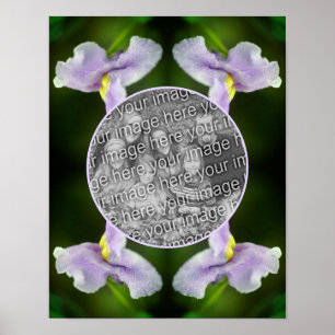 Vild Orchid Flower Ram Lägg till ditt eget foto Poster