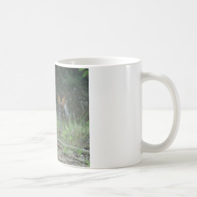 Vild Östra av kaniner Kontontail Pair Apparel Gift Kaffemugg (Höger)