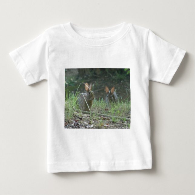 Vild Östra av kaniner Kontontail Pair Apparel Gift T Shirt (Framsida)