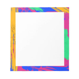 Vild Paint Push Färg och Music Lakan Anteckningsblock