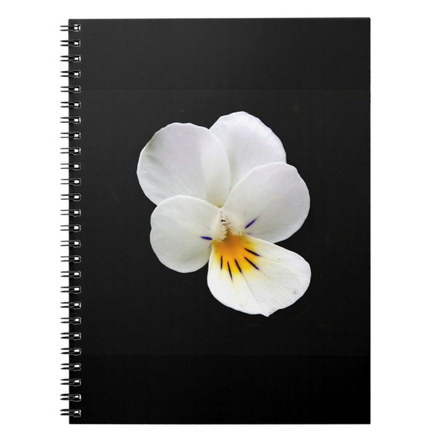 Vild Pansy Spiral bärbar dator Anteckningsbok (Framsidan)